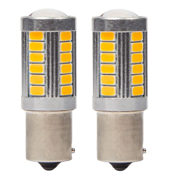 LED 3156 PY21W AMBAR (PATA V) 12/24V 1PBAU