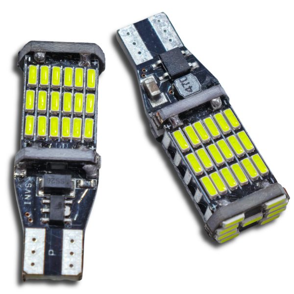 LED T15 W16W 12V PAR BLANCAS CANBUS